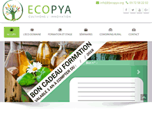 Tablet Screenshot of ecopya.org